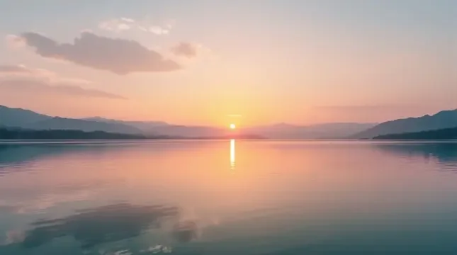 大理洱海日出：被金光唤醒的清晨