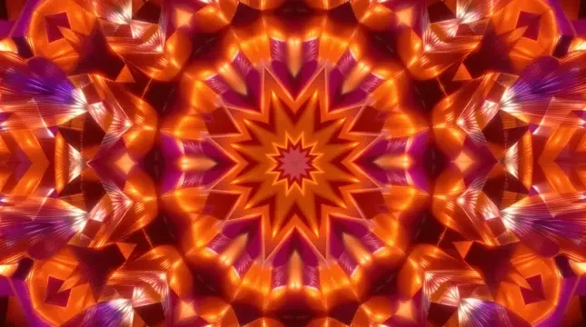 万花筒视觉：对称世界的迷幻之美